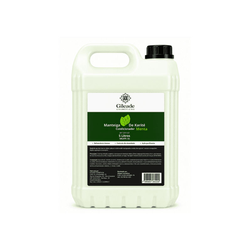 CONDICIONADOR MANTEIGA DE KARITÊ - MENTA 5L