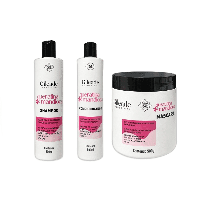 KIT QUERATINA E MANDIOCA 500ML
